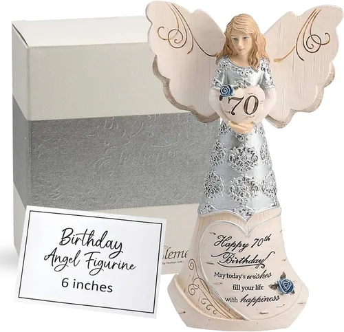Miniatura 6 de Pavilion Gift Company 82413 Elements Angels - Bendición de cumpleaños: que los deseos de hoy te traigan hermosos mañanas Figura de ángel de 6