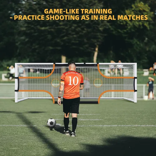 Miniatura 7 de MR Soccer Goal Target Sheet, Field Net, Professional Shooting Practice Aid
