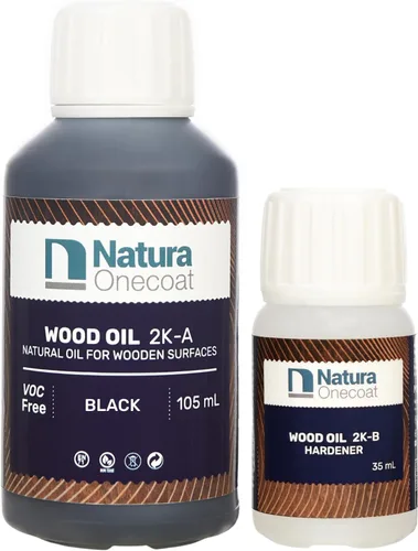 Miniatura 9 de Aceite Tinte para Madera - 769 pies² - 1.3 L, Transparente – Acabado de Madera para Muebles de Interior y Pisos - Aceite de Linaza para Madera
