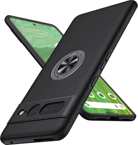 Miniatura 56 de JAME Funda para Google Pixel 7 Pro, Funda de Ajuste Delgado para Pixel 7 Pro con Soporte de Anillo Kickstand