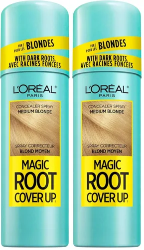 Miniatura 23 de L'Oreal Paris Magic Root Cover Up - Aerosol para el cabello gris, cobertura de cabello 100% canas con fórmula construible, ligera, resistente a