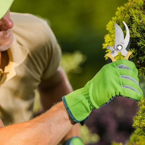 Miniatura 5 de Lothee 4 tijeras de podar para jardinería, tijeras de jardín de mano, tijeras de jardín resistentes, tijeras de corte de plantas de setos, tijeras