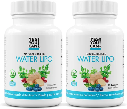 Miniatura 9 de ¡Sí puedes! Píldoras de Lipo de Agua Natural - Limpieza Diurética con Electrolitos y Vitaminas - Ayuda con la Retención de Líquidos - Sin Gluten, 21