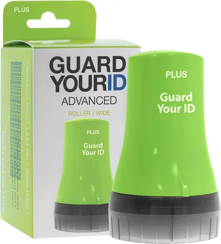 Miniatura 8 de Guard Your ID Wide Advanced Roller 2.0 - Sello de seguridad para prevención de robo de identidad, color verde
