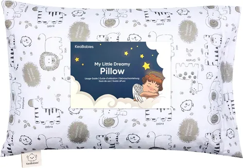 Miniatura 14 de Almohada para niños pequeños con funda - 13 x 18 pulgadas My Little Dreamy Almohada para niños pequeños de KeaBabies para viajar y dormir, funda