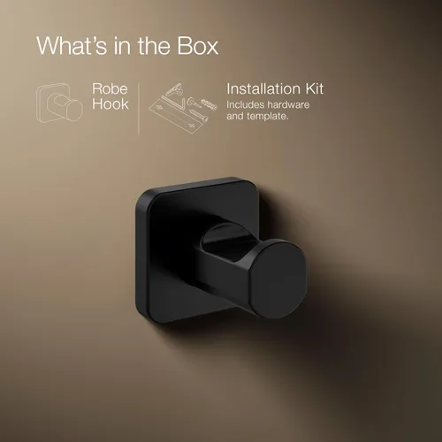 Miniatura 9 de Kohler 23529-BL Parallel - Gancho para bata, color negro mate