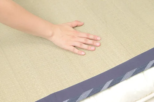 Miniatura 5 de MIINA Colchón de tatami tradicional japonés Igusa (Rush Grass), tapete para dormir, colchón de futón japonés, tapete Goza (individual, natural) 35 x