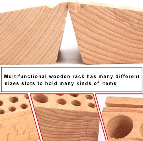 Miniatura 3 de 68 estilos de cuero para herramientas de madera, perforadora de cuero profesional, organizador de herramientas de cuero, caja de almacenamiento