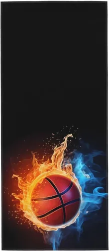 Toallas suaves para los dedos, toalla de mano de fuego y agua para regalo durante todas las estaciones, 12 x 27.5 pulgadas
