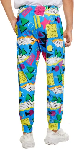 Miniatura 2 de Pantalones deportivos retro de los años 80 y 90 para hombres y mujeres, pantalones de entrenamiento vintage, pantalones deportivos, trajes