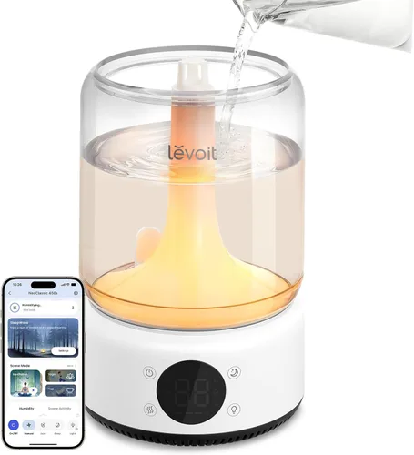 Miniatura 8 de LEVOIT Humidificador ultrasónico de niebla fría con llenado superior Classic 160, súper fácil de llenar y limpiar, funcionamiento silencioso