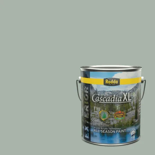 Miniatura 168 de Rodda Paint CASCADIA XL Pintura e imprimación satinada exterior en uno, cuarto de galón, pimienta de Jamaica