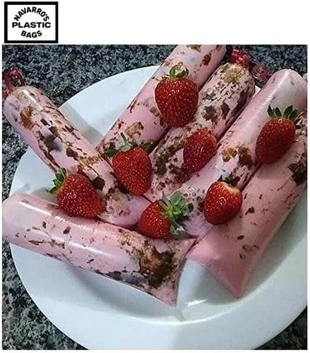 Miniatura 5 de 200 bolsas de paletas de 3 x 12 pulgadas, tamaño comercial popular para vikingos, marcianos, bolis de hielo, charamuscas, hielitos y yogur