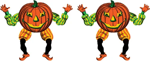 Miniatura 7 de Beistle - Decoración de esqueleto articulado vintage de Halloween – 4 pies 3 pulgadas Large Double-Sided Cardstock Hanging Wall Decor, Retro