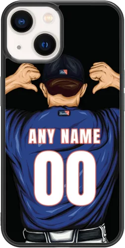 Miniatura 9 de Custome - Funda de teléfono de béisbol, diseño creativo de béisbol deportivo con número de estrella para iPhone 15, 14, 13, 12, 11 Pro Max Plus Mini