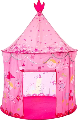 Kidodo Tienda de Campaña de Juego para Niños Juguete Niños Tienda Emergente Casa de Juegos para Niños Interior Rosa