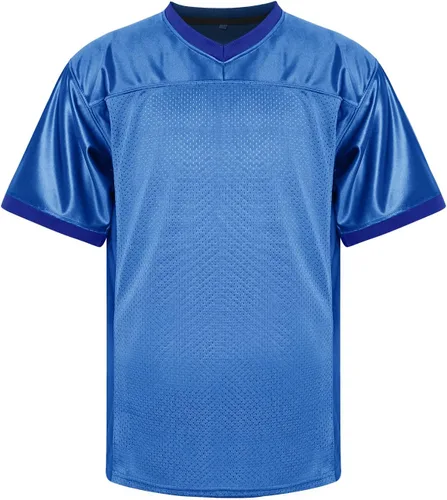 MESOSPERO Camiseta de fútbol para hombre, camiseta de práctica de fútbol en blanco para entrenamiento atlético y ocio diario