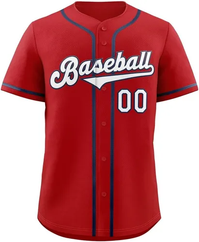 Miniatura 23 de Camisetas de béisbol personalizadas para hombres, mujeres, niños, camisetas con botones, personalizadas, número de nombre impreso o cosido