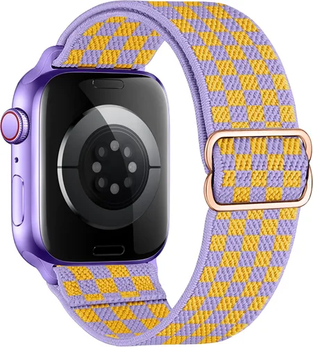 Miniatura 27 de Correas elásticas de nailon compatibles con Apple Watch de 1.496 pulgadas, 1.575 pulgadas, 1.614 pulgadas, 1.654 pulgadas, 1.732 pulgadas, 1.732