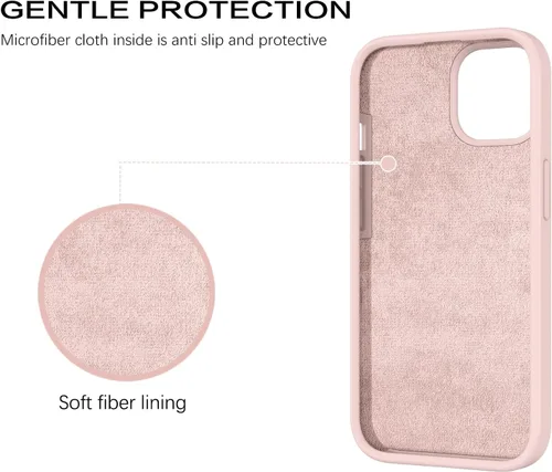 Miniatura 275 de GUAGUA Funda compatible con iPhone 17 Pro Max de 6.9 pulgadas, silicona líquida, goma de gel suave, delgada, forro de microfibra delgada