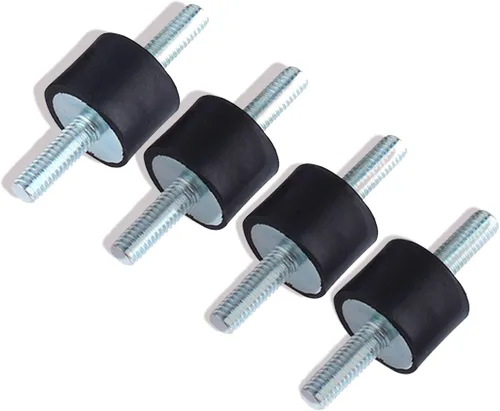 Miniatura 8 de Soportes de goma M4 amortiguadores antivibración Silentblock bobinas para coche y barco, paquete de 4 (M4 0.394 x 0.394 in)
