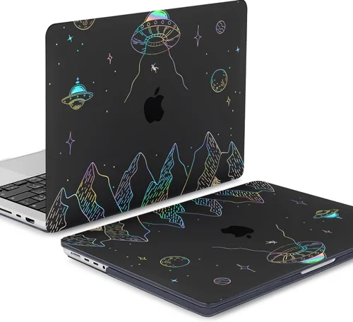 Miniatura 27 de Compatible con Funda para MacBook Air de 13 Pulgadas con Diseño de Cocodrilo 2021 2020 2019 2018 M1 A2337 A2179 A1932, Texturizada Elegante Lujosa