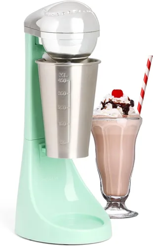 Miniatura 10 de Nostalgia - Máquina para hacer batidos o mezclar bebidas Coca Cola eléctrica y de dos velocidades, edición limitada, incluye taza para mezclar