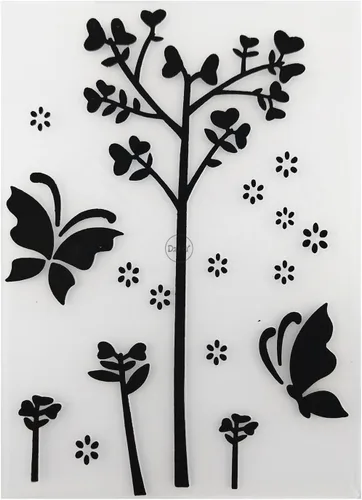 Miniatura 19 de DzIxY Hojas de fondo de plástico en relieve carpetas para tarjetas que hacen suministros DIY papel 3D plantillas de álbum de recortes álbum 6