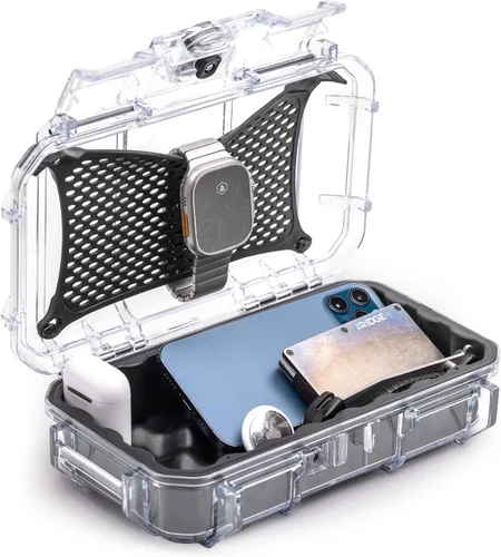 Miniatura 15 de Evergreen 56 ToughBox - Caja Protectora EDC Dry Box fabricada en Estados Unidos para la organización de cámaras, teléfonos, camping, pesca, Negro