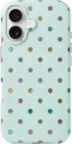 Miniatura 118 de Hython Funda para iPhone Air, diseño estético de lunares lindos, funda simple de 6.5 pulgadas, delgada, antiarañazos, parachoques de TPU suave, a