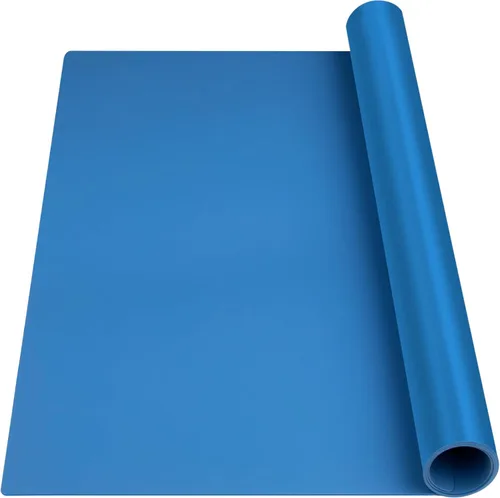 Miniatura 16 de Alfombrilla de silicona resistente al calor para encimera, alfombrillas de silicona multiusos grandes para manualidades, tamaño de banco de trabajo