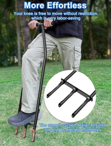 Miniatura 4 de Herramienta Aireadora de Césped, Herramienta Aireadora de Núcleo para Césped con Material de Acero Aleado, Aireador de Césped Resistente