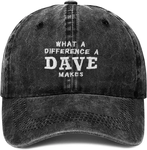 Miniatura 15 de What A Differences A Dave Makes Hat Gorra de béisbol Sombreros para hombres Sombrero ajustable