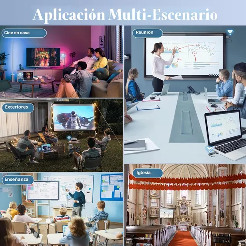 Miniatura 7 de Transmisor y receptor HDMI inalámbrico, HDMI inalámbrico de 165 pies/164.0 ft para entrada de decodificación 4K, salida de 1080P, Plug & Play