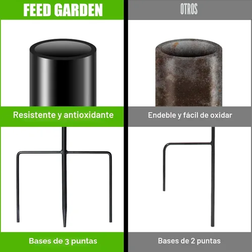 Miniatura 6 de FEED GARDEN Ganchos de pastor ajustables de 32 pulgadas pequeños para exteriores, ganchos de jardín para linternas, gancho de pastor para colgar