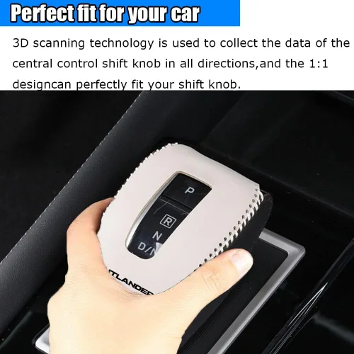 Miniatura 4 de Accesorios de interior personalizados para Mitsubishi Outlander 2022 2023 2024 Outlander PHEV 2023 2024 Cubierta de pomo de cambio de marcha