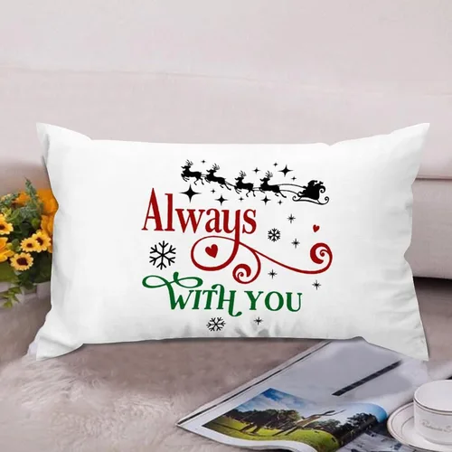 Miniatura 3 de Always with You - Fundas de almohada lumbar de 12 x 20 pulgadas, fundas de cojín de lona para decoración de sofá, sala de estar