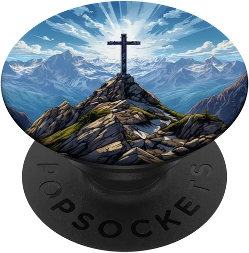Miniatura 6 de Summit Cross Hiking Landscape PopSockets MagSafe PopGrip for iPhone