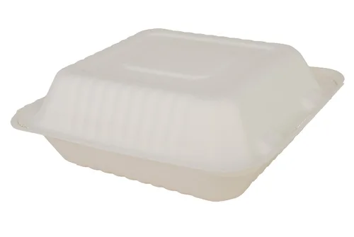 Miniatura 3 de Southern Champion Tray Contenedor de fibra moldeada 18935, 9 pulgadas de ancho x 9 pulgadas de largo x 3 pulgadas de alto, blanco, paquete de 200