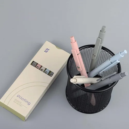Miniatura 7 de Bolígrafos de tinta de secado rápido, bolígrafos de gel de punta fina de escritura suave, bolígrafos retráctiles de tinta negra de 0.020 in