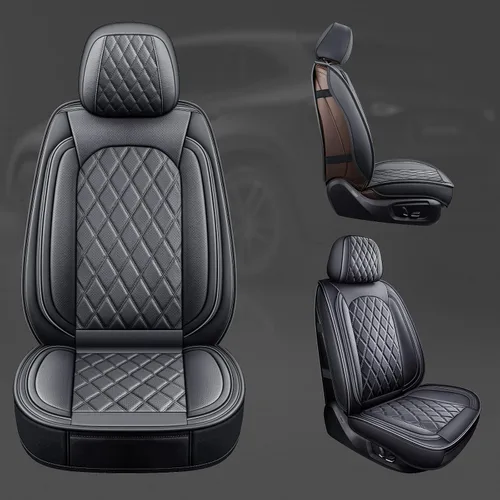 Miniatura 4 de MIROZO - Fundas de asiento delanteros, fundas de cojín de vehículo transpirables para la mayoría de Sedan, camiones y todoterrenos, para Explorer