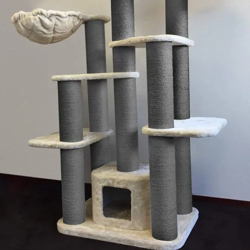 Miniatura 7 de Cuerda de sisal de 0.236 in para rascador de gatos, reparación y reemplazo del poste rascador de gatos, muebles rascadores de bricolaje – árbol