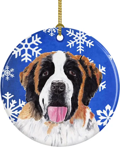 Miniatura 31 de Caroline's Treasures Cavalier Spaniel - Adorno de cerámica para colgar en el árbol de Navidad, para el hogar, Navidad, fiestas, regalo, 3 pulgadas