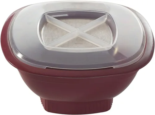 Miniatura 3 de Nordic Ware Palomitas de maíz para microondas, blanco, 12 tazas