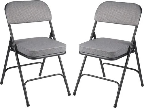 Miniatura 16 de OEF Furnishings Serie OEF3200 - Sillas plegables de tela de alta calidad, resistentes, de grado industrial, asiento ultra acolchado de 2 pulgadas