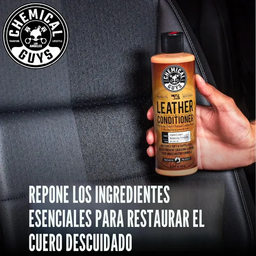 Miniatura 7 de Chemical Guys SPI_109_04 - Kit completo para el cuidado del cuero Leather Cleaner y Conditioner para uso en interiores de autos, ropa de cuero