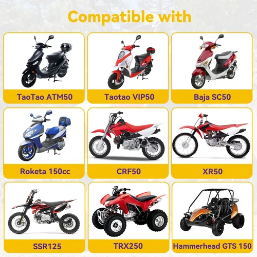 Miniatura 5 de HIAORS Bobina de encendido GY6 para 50cc 70cc 110cc 150cc TaoTao Jonway NQ50 Ruckus Elite50 NPS50 Roketa IceBear BMS Tomberlin Crossfire 150R