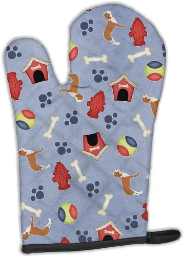 Miniatura 83 de Caroline's Treasures BB4872OVMT - Guante de horno de Navidad Affenpinscher resistente al calor, grueso para sartenes calientes y horno, manopla