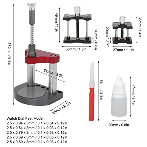 Miniatura 5 de Kit de herramientas de reparación de pies de dial Pro Watch Accesorios de reloj