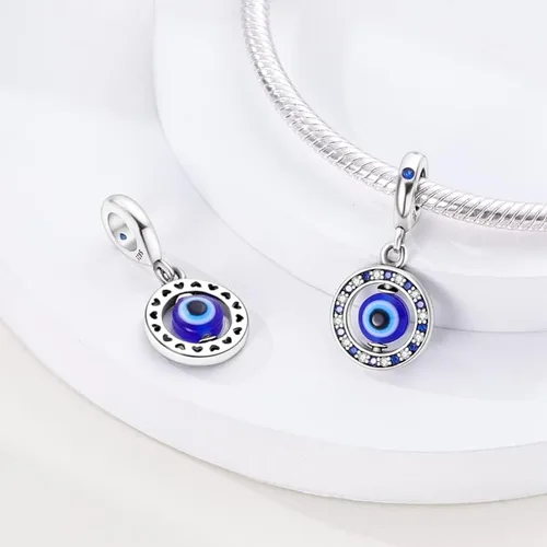 Miniatura 2 de CYCUFF Abalorios de plata de ley 925 adecuados para collares de dijes, pulseras, abalorios, joyería de regalo para mujer